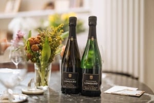 Paris: Champagne tasting accompanied by the sound of quartz bowls