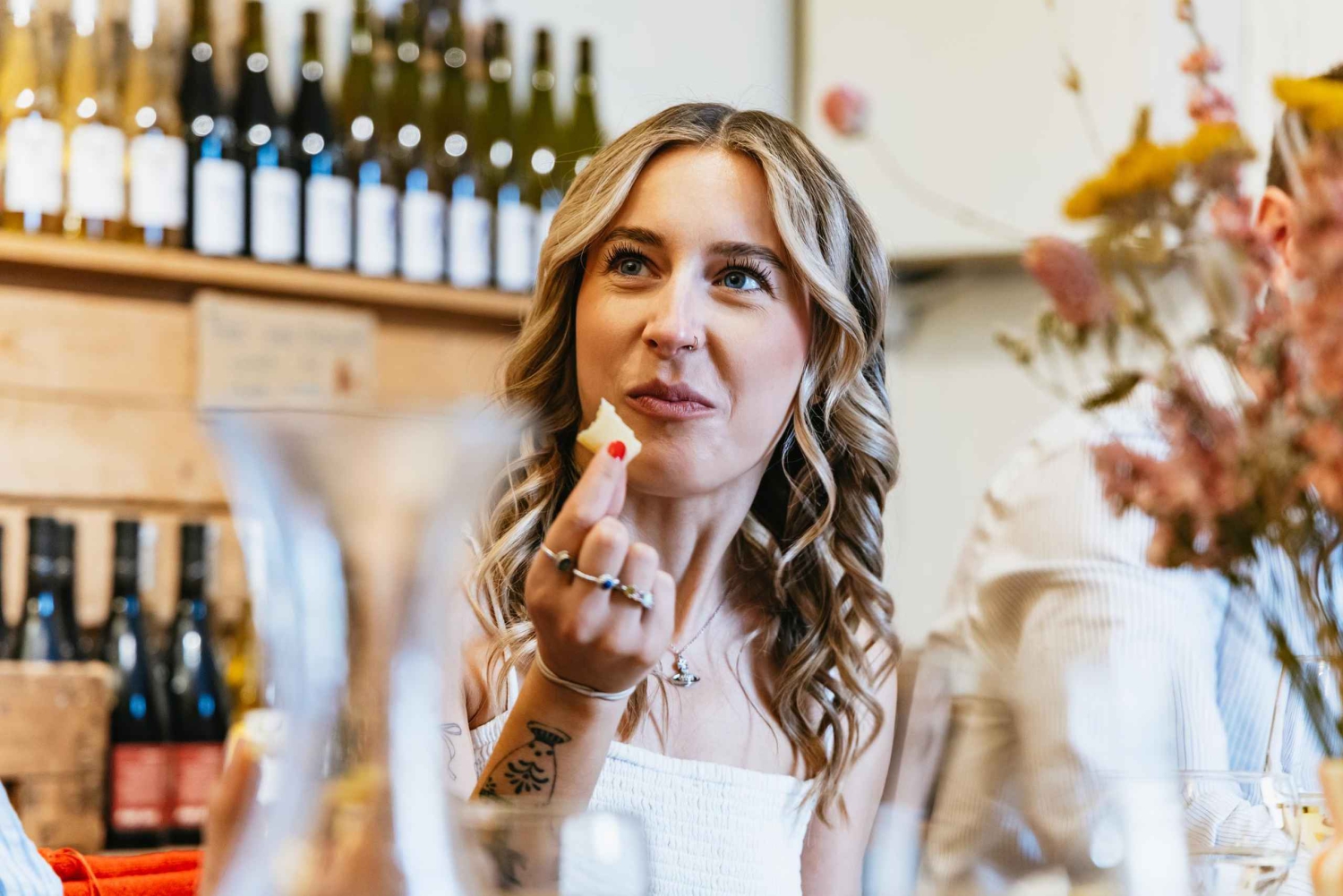 Paris - en ost- och vinprovning Ost- och vinprovning i Montmartre