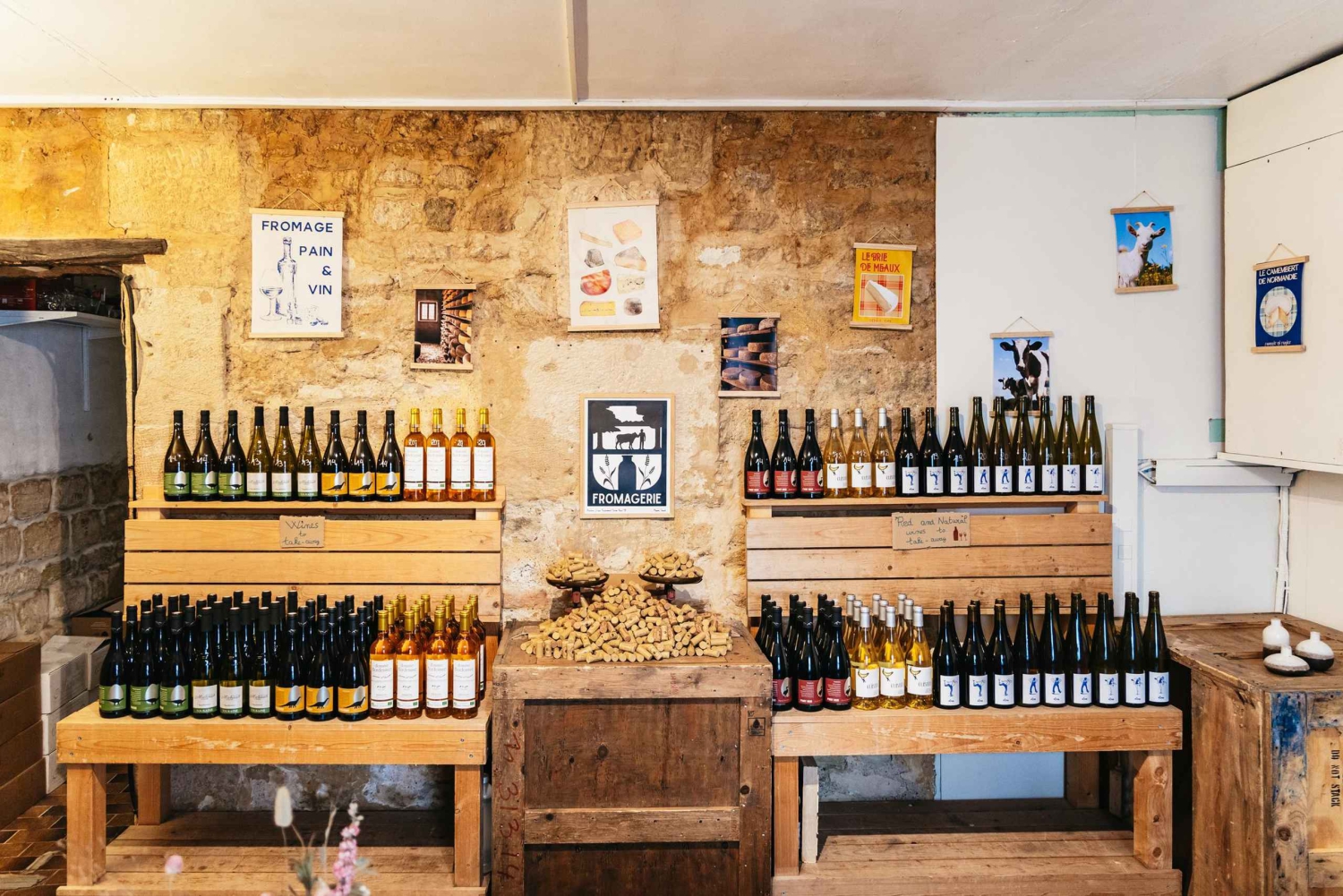 Paris - en ost- och vinprovning Ost- och vinprovning i Montmartre