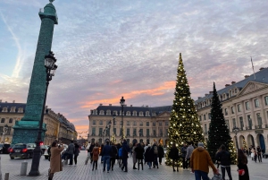 Vandringstur med julbelysning i Paris med lokal guide