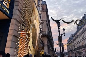 Vandringstur med julbelysning i Paris med lokal guide