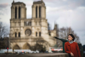 Paris: Sessão de fotos cinematográfica e divertida com um profissional