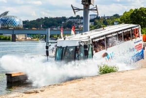 Paris: Stadstur och rundtur i floden Seine med amfibiebuss