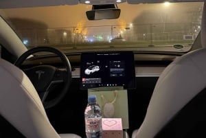 Париж: Ночная экскурсия по городу на автомобиле Tesla