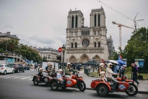 Paris - stadens höjdpunkter Stadsvandring med höjdpunkter i Vintage Sidecar