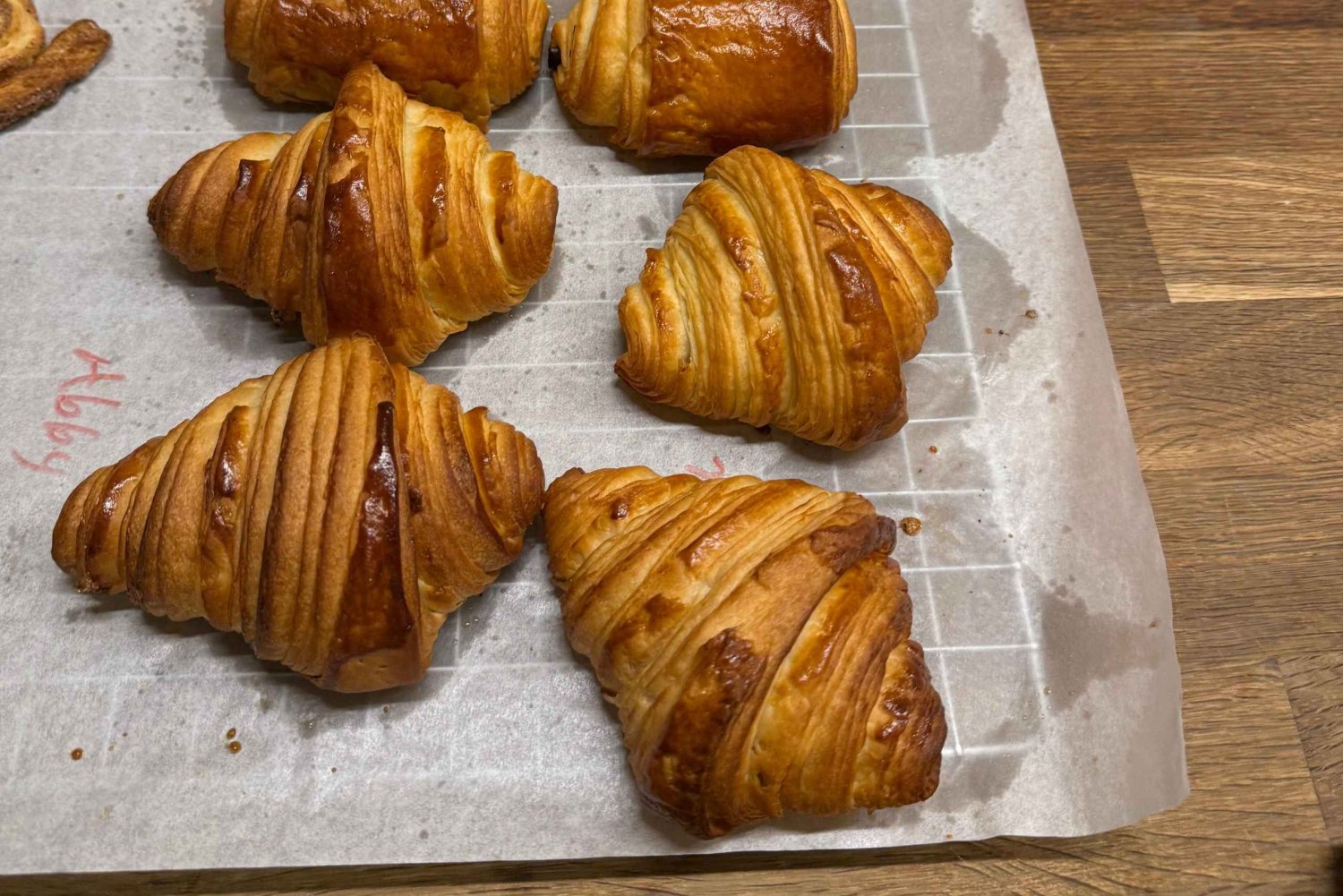 Paris: Croissant Making Class with Champagne by Eiffel Tower
