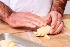 Paris: Croissant Making Class with Champagne by Eiffel Tower