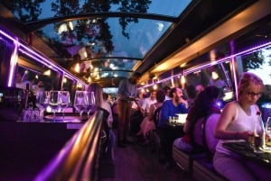 Parigi: tour serale culturale in autobus con cena a bordo