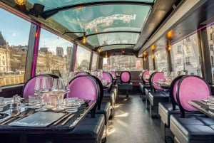 Париж: культурная ночная автобусная экскурсия с ужином на борту