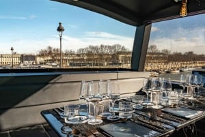 Париж: культурная ночная автобусная экскурсия с ужином на борту