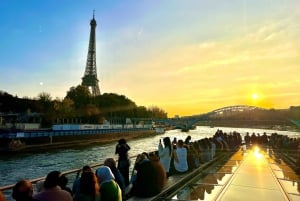 Paris: Dag- eller solnedgangscruise med drikke, iskrem eller dessert