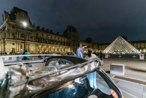 Paris: Discover Paris by Night in a Vintage Car with a Local