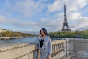 Paris: Eiffel Area Privates Fotoshooting
