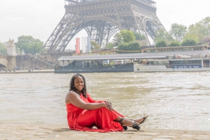 Paris: Eiffel Area Privates Fotoshooting
