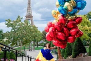 Parijs: fotoshoot bij de Eiffeltoren en het Louvre (hoogwaardige bewerkingen)