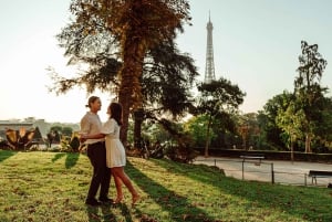 París: Sesión de fotos en la calle de la Torre Eiffel