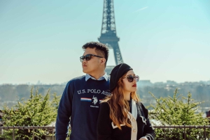 París: Sesión de fotos en la calle de la Torre Eiffel
