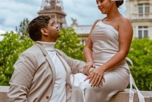 París: Sesión de fotos en la calle de la Torre Eiffel