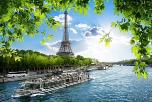 Paris: Eiffel Tower Summit Floor Ticket & Seine River Cruise