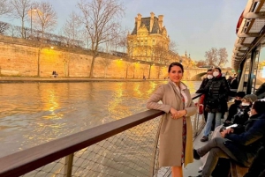 Paris: Eiffel Tower Summit Floor Ticket & Seine River Cruise