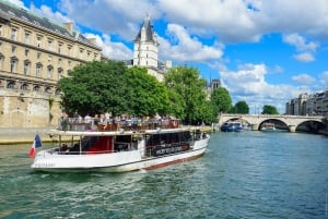 Paris: Rundvisning i Eiffeltårnet og guidet krydstogt på Seinen