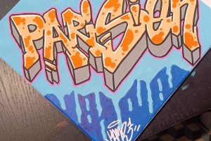 Paris: Graffiti on Canvas Workshop at an Art Studio