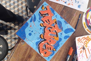 Paris: Graffiti on Canvas Workshop at an Art Studio