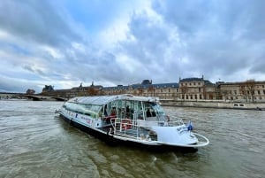 Paris: Hop-On Hop-Off Seine Cruise Pass with 9 Stops