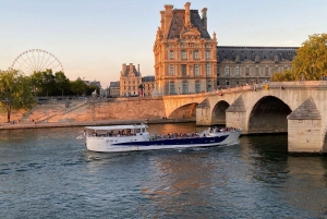 Paris: Live Guided Cruise with Crepe and Soft Drink