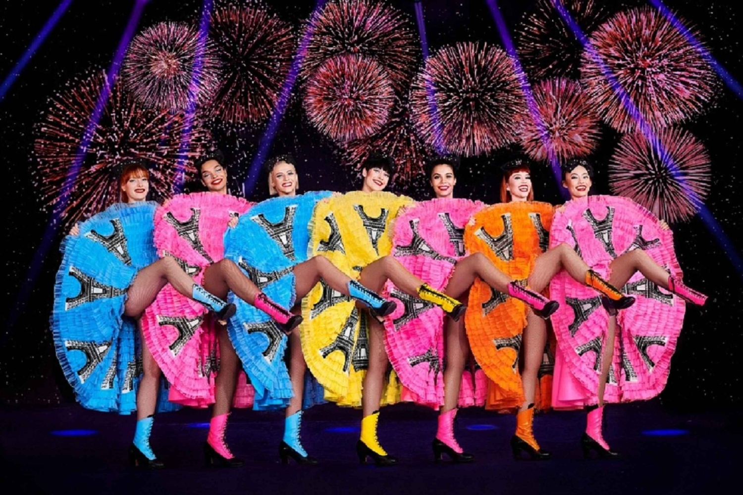 Paris: Cabaret-showet 'L'Oiseau Paradis' med frokost og drinks