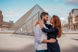 Париж: фотосессия в Лувре