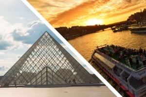 Paris: Louvre Reserved Ticket and River Cruise Combo