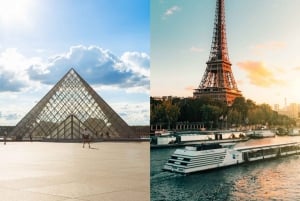 Paris: Louvre Reserved Ticket and River Cruise Combo