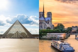 Paris: Louvre Reserved Ticket and River Cruise Combo