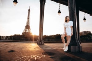 Paris : séance photo de luxe près de la tour Eiffel