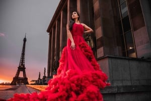 Paris: Luxury Photoshoot near the Eiffel Tower Photos in 24H