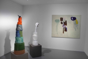 Paryż: galerie sztuki współczesnej w Marais z artystą