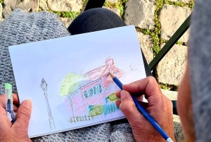 Paris : Dessin de Montmartre avec un artiste local