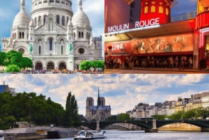 Paris: Montmartre Guided Walking Tour and Seine River Cruise
