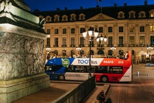 Paris: Night Bus Tour with Audioguide