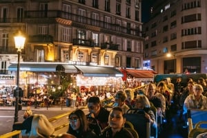 Paris: Excursão noturna de ônibus com Audioguia