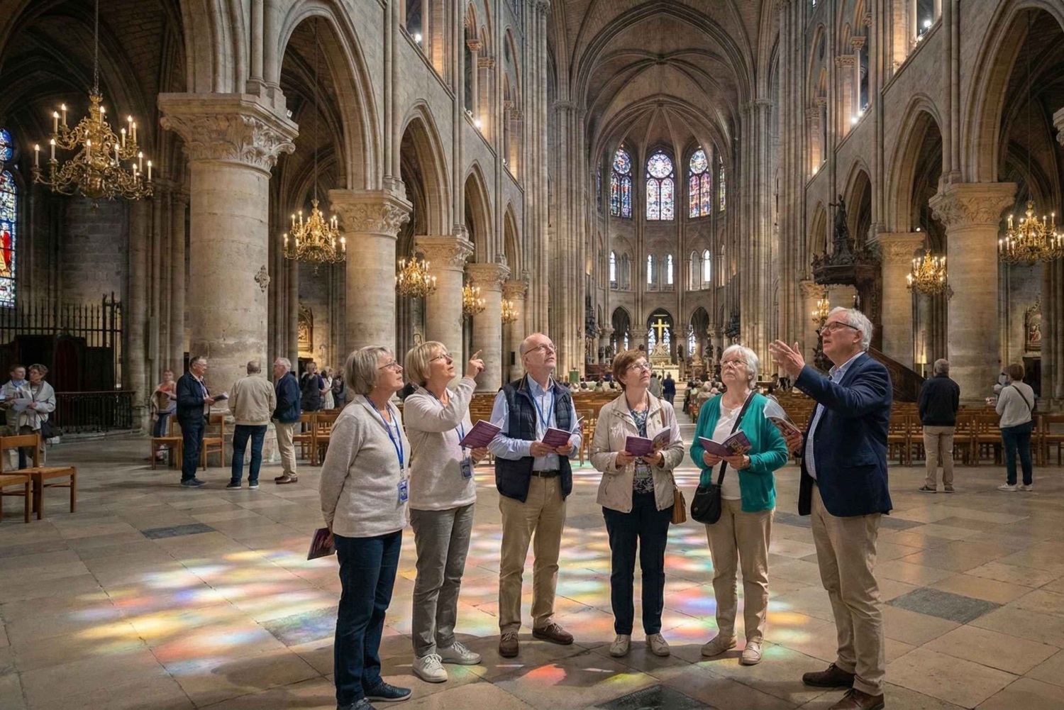 Pariisi: Notre-Damen sisätilat ja aarteet: sertifioitu opastettu kierros