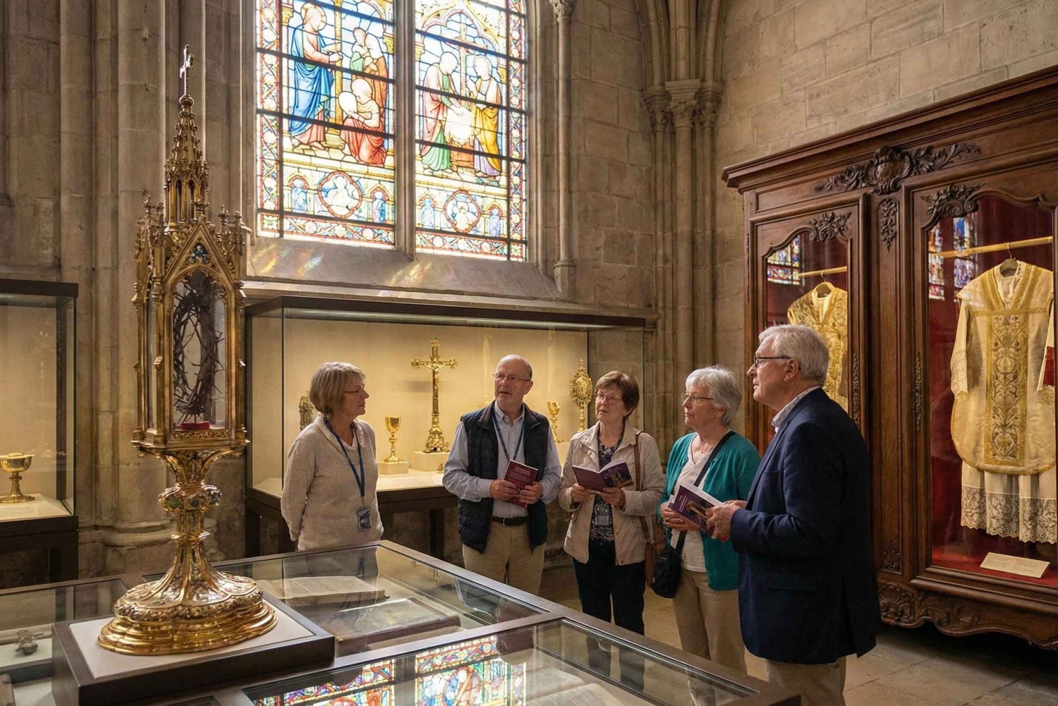 Pariisi: Notre-Damen sisätilat ja aarteet: sertifioitu opastettu kierros