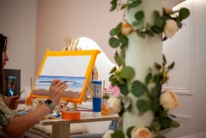 Paris : Painting experience in an art cafe