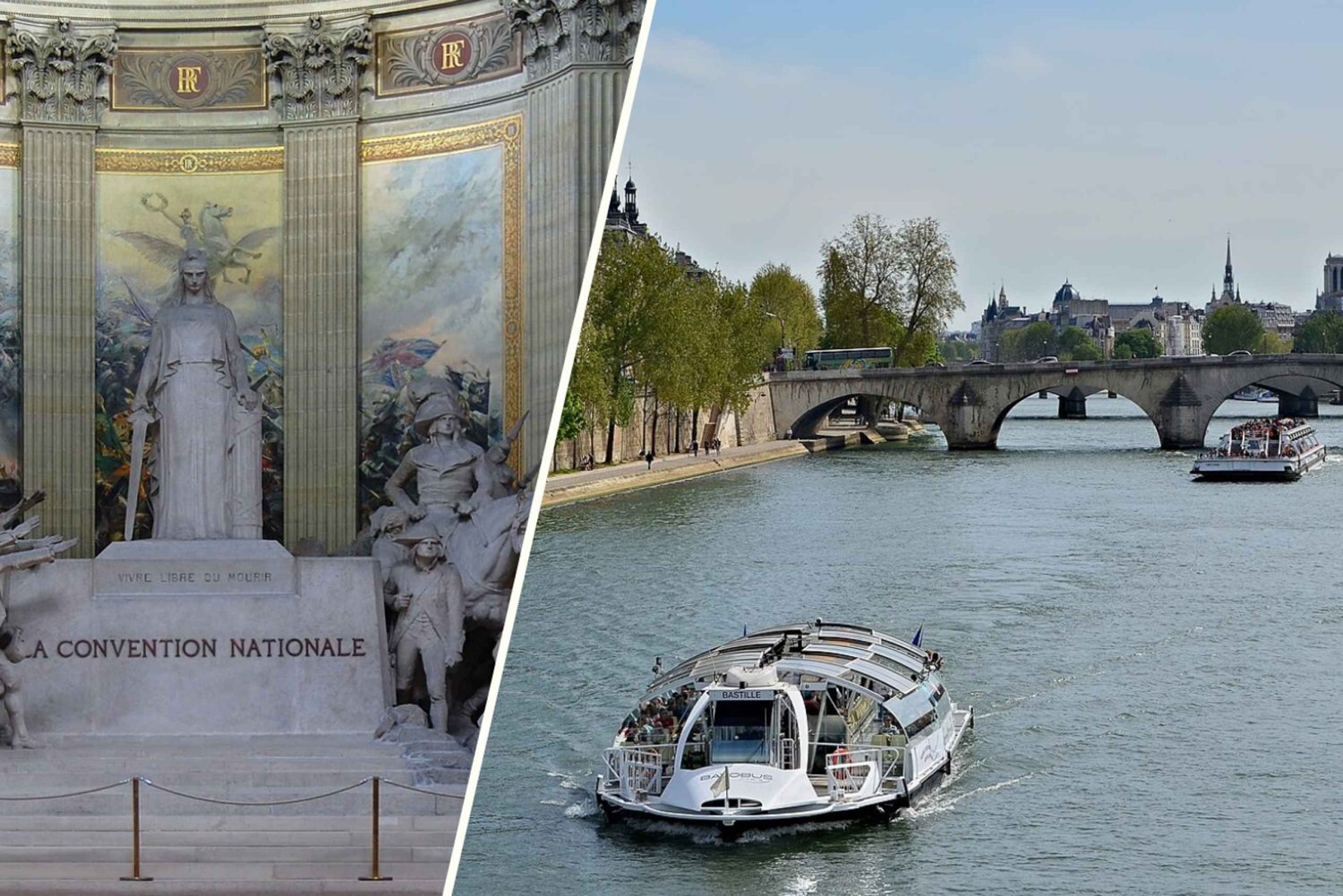 Paris: Pantheon Entry Ticket & 24-Hour Seine River Cruise