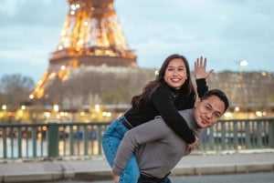 Fotografo di Parigi 1h vicino alla Torre Eiffel o a Parigi