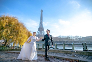 Paris: Fotoshooting rund um den Eiffelturm mit 55 bearbeiteten Fotos