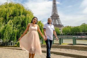 Paris: Fotoshooting rund um den Eiffelturm mit 55 bearbeiteten Fotos