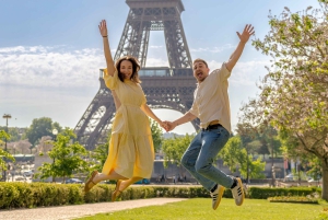 Paris: Fotoshooting rund um den Eiffelturm mit 55 bearbeiteten Fotos