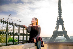 Paris: Fotoshooting rund um den Eiffelturm mit 55 bearbeiteten Fotos